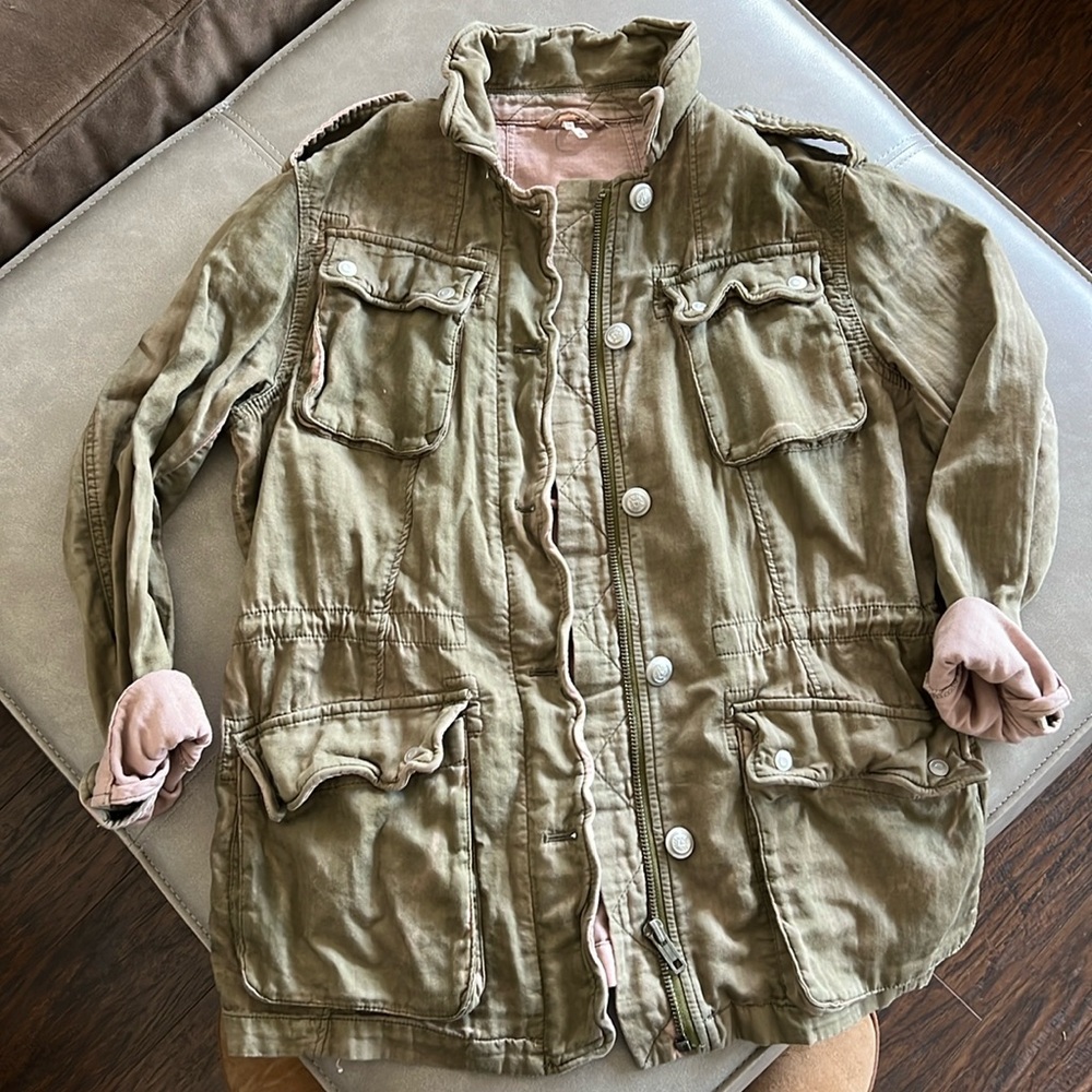 Free People Green Jacket